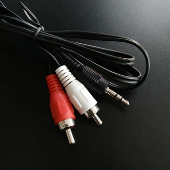 1,2 m 3.9 ft 3,5 mm Vtič priključek za Dvojno 2 RCA moški Kabel, PC Stereo Audio Splitter Aux Na 2 RCA Audio Kabli SD&HI Slike 2