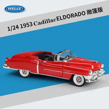 1:24 1953 Cadillac Eldorado Zlitine Kabriolet Modela Diecasts & Igrača Kovinski Vozil Klasičnega Modela Avtomobila Zbirka Otroško Darilo