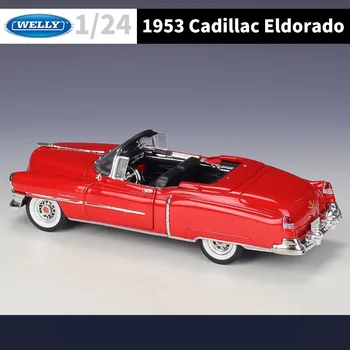 1:24 1953 Cadillac Eldorado Zlitine Kabriolet Modela Diecasts & Igrača Kovinski Vozil Klasičnega Modela Avtomobila Zbirka Otroško Darilo Slike 2