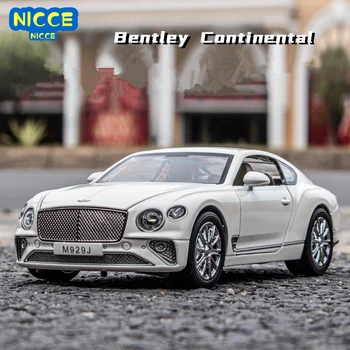 1:24 Bentleys Continental GT Zlitine Modela Avtomobila Diecasts Kovinski Igrača Avto Model Visoke Simulacije Zvok, Svetloba Zbirka Otroško Darilo Slike 2
