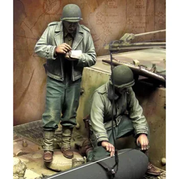 1/35 Smolo Model Slika GK，Svetovne Vojne vojaške temo (2 Ljudje), Nesestavljeno in unpainted kit Slike 2