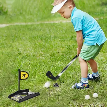 1 Nastavite Golf Igrače otroška Športna Interaktivne Igrače Trpežne nestrupeno Golf Set starši-otrok, Igre na Prostem Za Otroke Slike 2