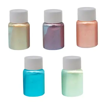10 G/Steklenice, Sljuda v Prahu, Barva Shift Večnamensko v Prahu DIY Mešanje Pearlescent Pigmenti za Ženske Slike 2