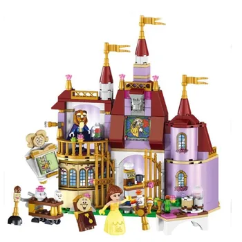 10565 Lepotica In Zver Princesa Belle je Začaran Grad Akcijska Figura, Bloki, Opeke, Igrače Za Otroke 41067