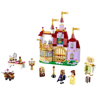 10565 Lepotica In Zver Princesa Belle je Začaran Grad Akcijska Figura, Bloki, Opeke, Igrače Za Otroke 41067 Slike 2