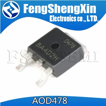 10PCS AOD478 SOT252 D478 ZA-252 SMD MOSFET tranzistor