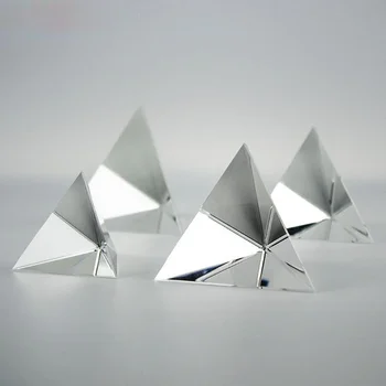 120MMOptical Piramida Stekleno Prizmo Mavrica Polyhedral Kristalno Piramido Mavrica Prizmo Piramida Kristalno Steklo, Kristal Mavrica Piramida
