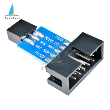 1pcs 10 Pin-do 6-Pin Adapter Odbor za AVRISP MKII USBASP STK500 Visoke Kakovosti Slike 2