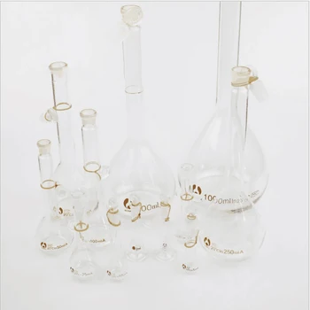 1pcs 50 ml Lab Stekleno Merilno Bučko z Zamaškom, Laboratorij za Kemijo, Stekleni izdelki za Laboratorijske Opreme Slike 2