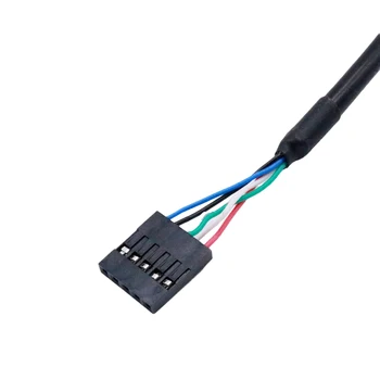 1pcs Mini USB 5 Pin Moški Dupont 5 Pin Ženski Glavi PCB Motherboard Kabel 50 cm/1.5 ft