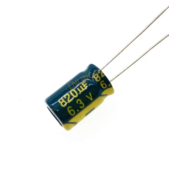 20pcs/veliko 6.3 V 820UF 8*12 visoka frekvenca nizka impedanca aluminija elektrolitski kondenzator 820uf 6.3 proti 20%