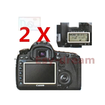 2pcs Mehko Glavni zaslon LCD + Ramenski Info Vrhu Zaslona Film Zaščitnik za Canon 5D Mark III / 5D MARK IV 5D3 5D4 5DIII 5DS R 5DSR Slike 2