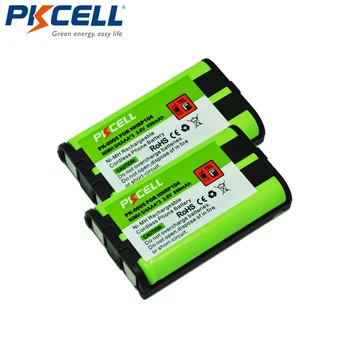2x PKCELL Novo HHR-P104 NiMH Akumulatorska Baterija 3,6 V 800mAh za Brezžični Telefon Panasonic