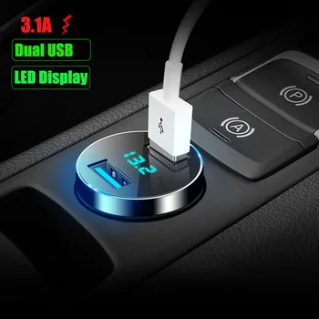 3.1 Dvojno USB Avto Polnilec LED Zaslon Za GMC / Buick / Cadillac / Chevrolet / Holden / VAUXHALL / Opel / Tesla / Lincoln / Ford