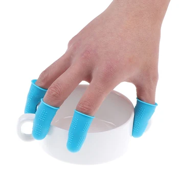 3/5Pcs Silikonski Prst Varovanje Zajema Kape za Scrapbooking Šivanje DIY Obrti Likanje Vezenje Needlework Šivanje Thimble