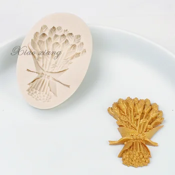 3D Šopek rož Silikonsko Plesni Fondat Čokolada Gumpaste Plesni Sugarcraft Torto Predlogo Torto Peko Okrasitev Kuhinja Orodja Slike 2