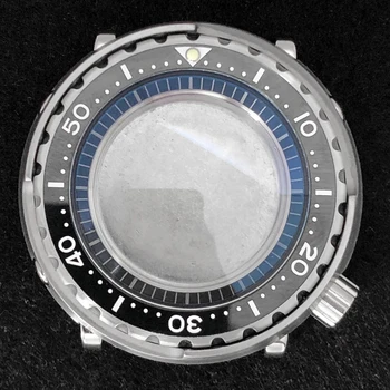 45mm Watch Primeru, Mineralno Steklo iz Nerjavečega Jekla za NH35/NH36 Gibanja Slike 2