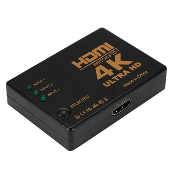 4K 2K 3x1 HDMI Splitter HD Video Preklopnik Adapter 3 Input 1 Izhodna Vrata HDMI Središče za Xbox PS4 DVD HDTV Prenosni RAČUNALNIK TV Slike 2