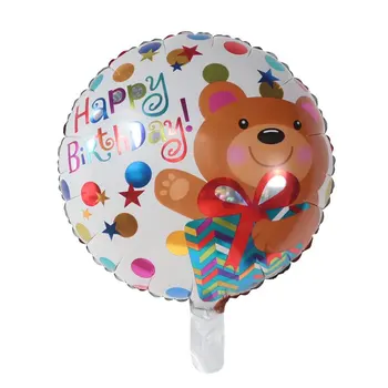 5/10pcs 18 inch Happy Birthday Aluminijasto Folijo Helij Baloni za Rojstni dan Dekoracijo Počitnice Stranka Dekoracijo Balon Igrače za Otroke