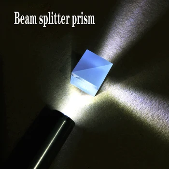 5:5 Beamsplitter Delitev RatioTransflective K9 Kocka Prizmo Optično Steklo, Trikotni Prism30x30x30mm