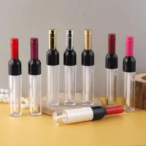 5ml Prazno Vino Oblikovan Lip Gloss Cev Šminka Cevi Reffilable Steklenico Kozmetično Embalažo, Posodo DIY Vzorec Steklenico Dropship Slike 2