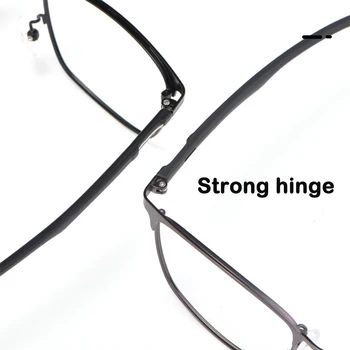 Anti Modra Svetloba Obravnavi Očala Moških Ultralahkimi, Moda Računalnik Optični UV Zaščito Priložnostne Presbyopic Očala +0 125 175 Rjava