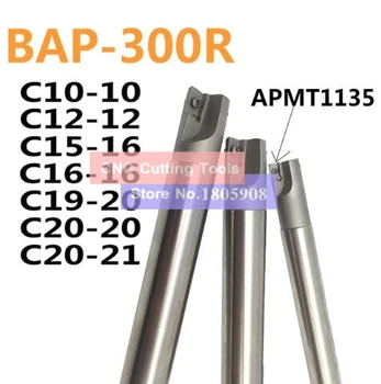 BAP300R C10-10-120 C12-12-130 C16-16-150 C20-20-150 2T pravim kotom 90 stopnjo mletja rezalnik vreteno za APMT1135 karbida vložki