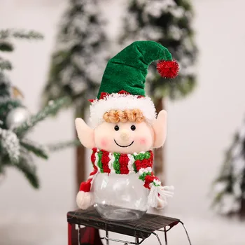 Božič Srčkan Elf bonboniera Srčkano Sladkarije Jar lutka, Božični Okraski Doma Okras Božično Drevo Okraski Obesek Darila Slike 2