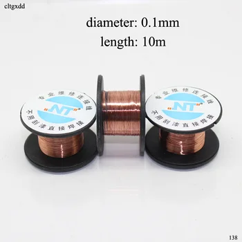 Cltgxdd 2pcs/set 0,1 mm 10m Lakiranih Žica za Spajkanje Žic Kit Magnet Žice Orodje Bakrene Žice Dodatki