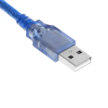 CPDD Visoke Hitrosti, Transparentno Modra USB 2.0 Kabel Tiskalnika Tip A Moški Tip B Moški Dvojna Zaščita za 0,3 m, 1 m, 1,5 m,