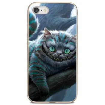 Cute-D-Alice-in-C-Čudežni Mačka Cheshire Za iPhone 10 11 12 Pro Mini 4S 5S SE 5C 6 6S 7 8 X X X X XR XS Plus Max 2020 Mehko TPU Ohišje