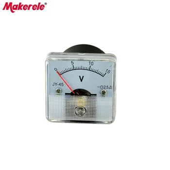 DC 45(15V) Analogni Voltmeter Analogna Plošča volt Meter Tester napetosti polnilnika zdravnik Voltimetro Diagnostičnega orodja Slike 2