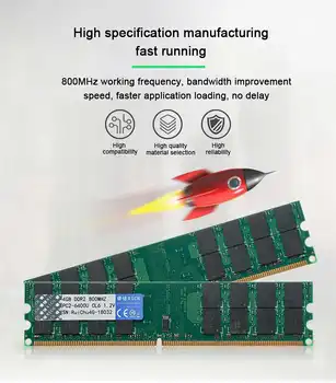 DDR2 800 mhz 4 GB AMD RAM 240pin Pomnilnika Ram Memory Stick Memory Card za Namizni RAČUNALNIK Računalnik