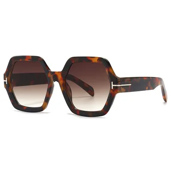 Edinstven Poligon Kvadratnih Gradient Sončna Očala Za Ženske, Nove Luksuzne Blagovne Znamke T Modna Sončna Očala Moških Uv400 Očala