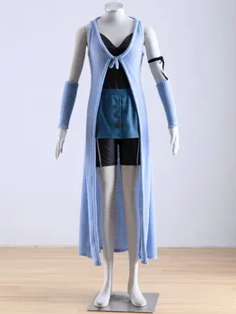 Final Fantasy Serije Rinoa Heartilly Dnevno Obleko Cosplay Kostum za Odrasle Anime Obleko Celoten sklop-v Meri-mde noč Čarovnic in lasuljo