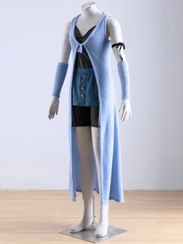 Final Fantasy Serije Rinoa Heartilly Dnevno Obleko Cosplay Kostum za Odrasle Anime Obleko Celoten sklop-v Meri-mde noč Čarovnic in lasuljo Slike 2