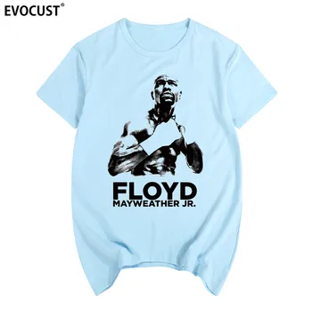 Floyd Mayweather Hip Hop Denar Ekipa Ulične TEE T-majica Bombaž Moški majica s kratkimi rokavi Nove Ženske Poletje Slike 2