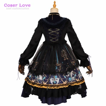 Gothic Lolita Božje zveličanje OP Retro slogu ⅱ črno obleko dekle obleko šal ogrinjalo