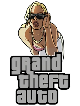 GTA Grand Theft Auto SAN ANDREAS Logotip Avto Nalepke Kritje Praske Nepremočljiva Okno Avtomobila Telo, Dekorativne Nalepke, Dodatki
