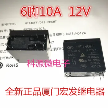 HF140FF / 012-2HSWT 10A 6-pin rele 12VDC