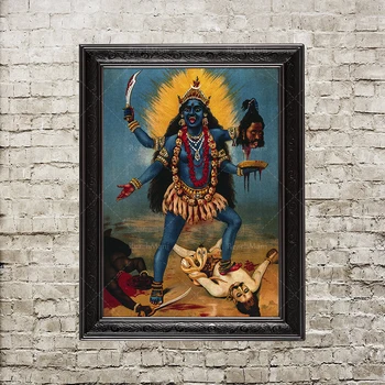 Hinduizmu, Shiva, Hinduizmu Retro, Hindujski Bog Platno Slikarstvo Verske Plakatov in Fotografij Dnevni Sobi Doma Dekor Wall Art