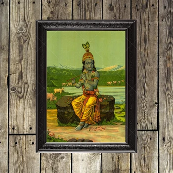 Hinduizmu, Shiva, Hinduizmu Retro, Hindujski Bog Platno Slikarstvo Verske Plakatov in Fotografij Dnevni Sobi Doma Dekor Wall Art Slike 2