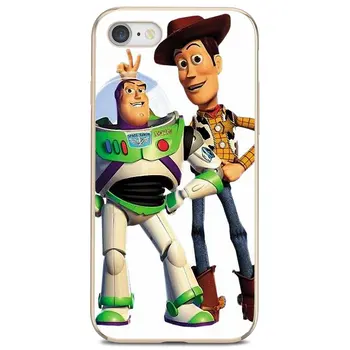 Igrača-D-Zgodba-3-C-Buzz Lightyear Woody Za iPhone 10 11 12 Pro Mini 4S 5S SE 5C 6 6S 7 8 X X X X XR XS Plus Max 2020 Mehko TPU Primeru Telefon Slike 2