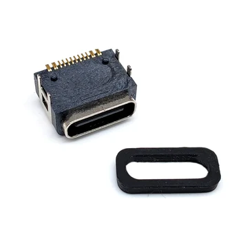 IP67 SMT USB 3.1 nepremočljiva Tip-C 16pin ženski konektor Za Mobilni Telefon Polnjenje port Polnjenje Popravila Vtičnico štiri noge plug