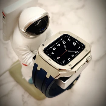 Iz nerjavečega Jekla, Trak za Apple Watch Band 42mm 44 mm Kovinski Watch Primeru za 38 mm 42mm iWatch Serije 6 5 4 Sprememba Dodatki Slike 2
