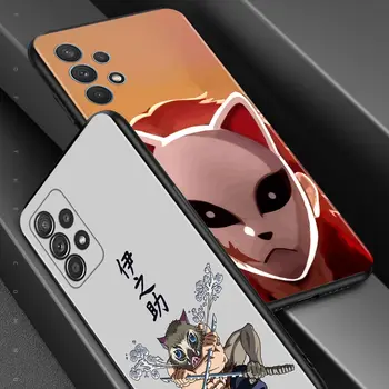 Japonske Anime Demon Slayer Primeru Telefon za Samsung Galaxy A01 A11 A21 A31 A41 A51 A71 A91 A12 A32 A52 A72 A21S A02S Silikonski Lupini