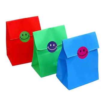 Japonski Praznik Dekoracijo Gift Box Embalaže Pečat Risanka Korejski Barvni Krog Otrok Nalepko Nagrado Roll Smeška Oznaka