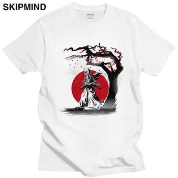 Japonski Rurouni Kenshin T Shirt za Moške Bombaž Moda Kratke Rokave Samurai X T-shirt Anime Manga Himura Kenshin Mečevalec Tee Slike 2