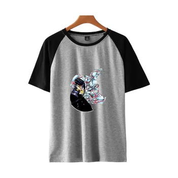 JoJo Bizarna Avantura kratek rokav t shirt mozaik tshirt anime plus velikost vrh tees poletje vrhovi šport t-shirt Slike 2