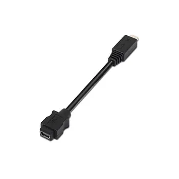 Kabel USB 2.0 otg mini-USB 5pin/H-micro B/M 0,10 M Negro Slike 2